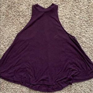 Express Flowy Purple Tank Top